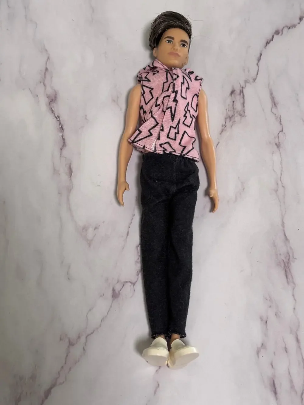 Mattel Barbie Ken Rooted Hair Fashionistas Doll #193 Original Outfit Slim Build